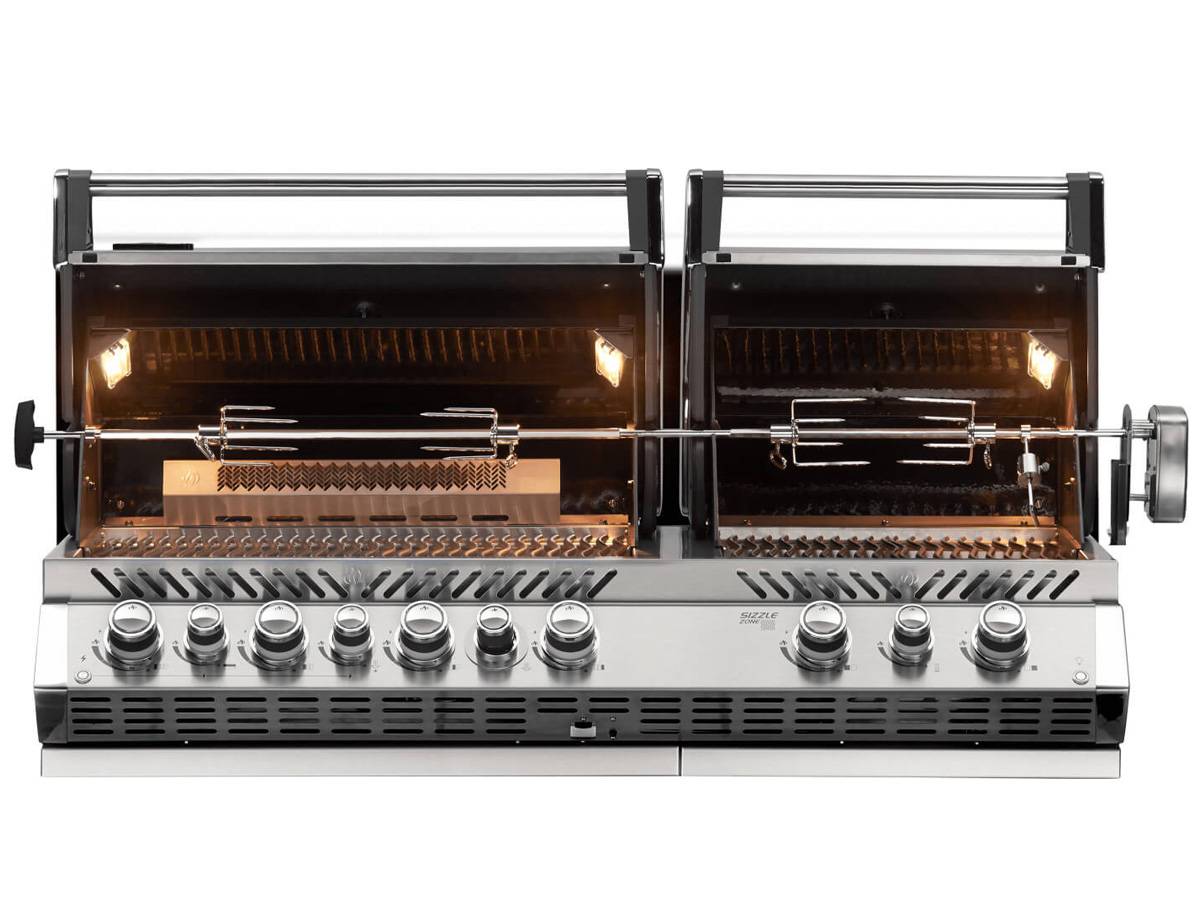 Napoleon - Barbecue à gaz encastrable Prestige Pro 825 avec rôtissoire - Napoleon - Imagen 3