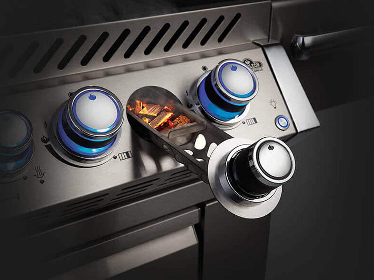 Napoleon - Barbecue à gaz encastrable Prestige Pro 825 avec rôtissoire - Napoleon - Imagen 6