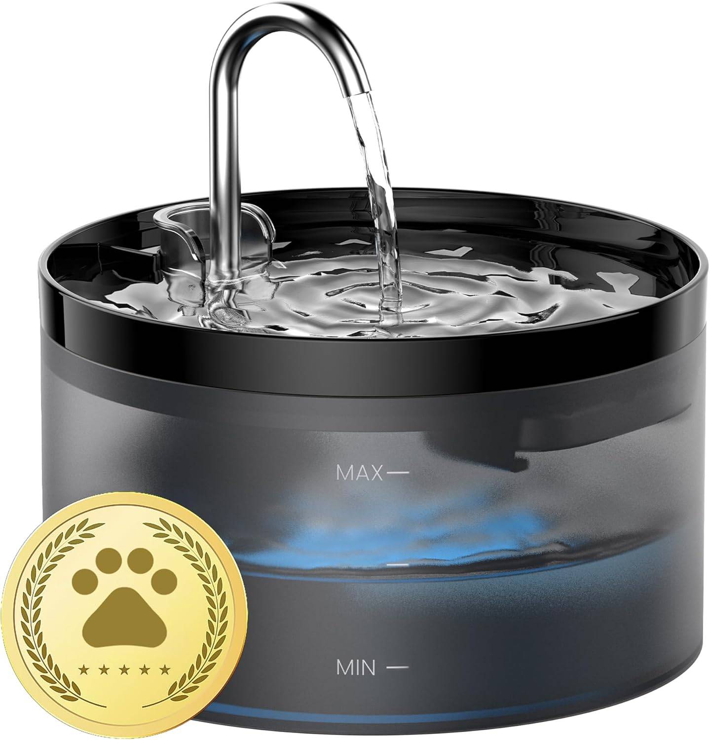 Fontaine à Eau pour Chat avec Forme de Robinet noir