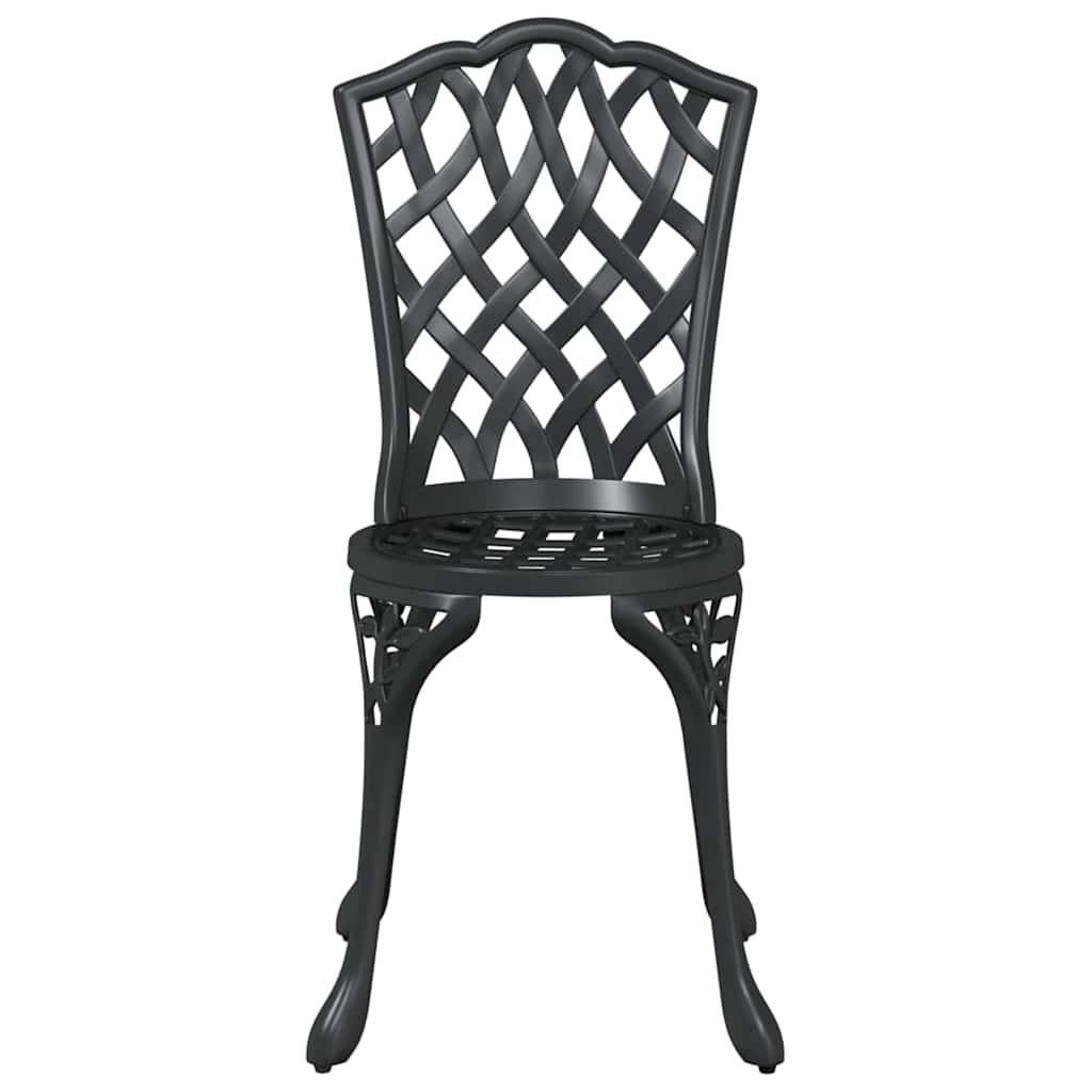 Ensemble bistro compact en Aluminium style classique pour petit balcon ou jardin Noir – ComfortXL Outdoor Living - Image 7