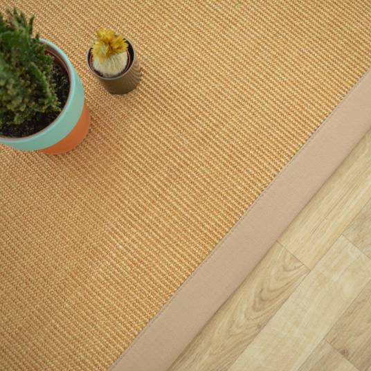 Decoweb - Tapis sisal Yucatan naturel - Ganse beige - 120 x 170 cm - Decoweb - Image 2