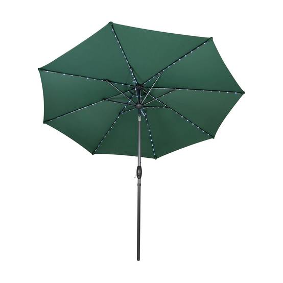 Monstershop - Parasol Inclinable à LED 2,7 m - Vert - Image 1