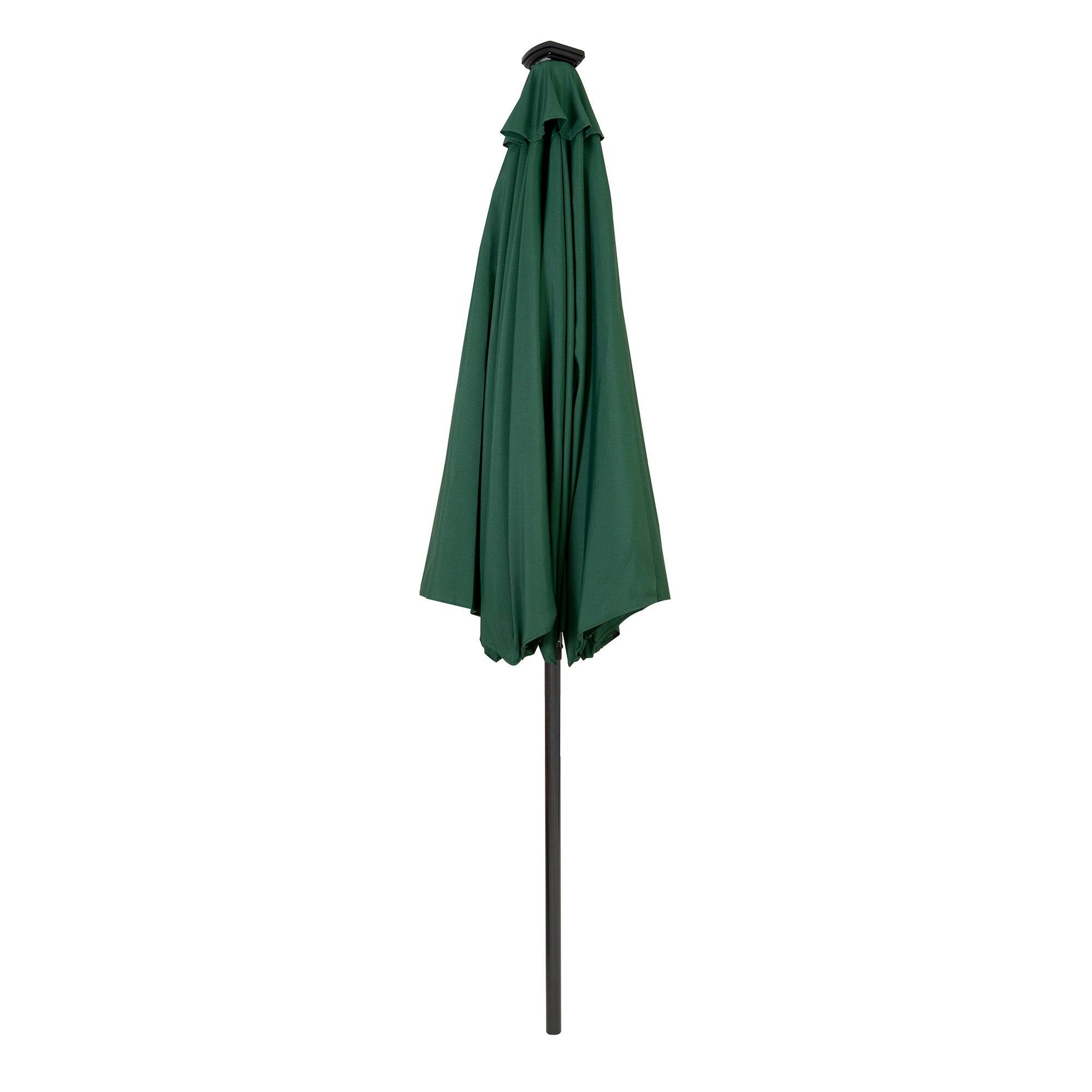 Monstershop - Parasol Inclinable à LED 2,7 m - Vert - Image 2