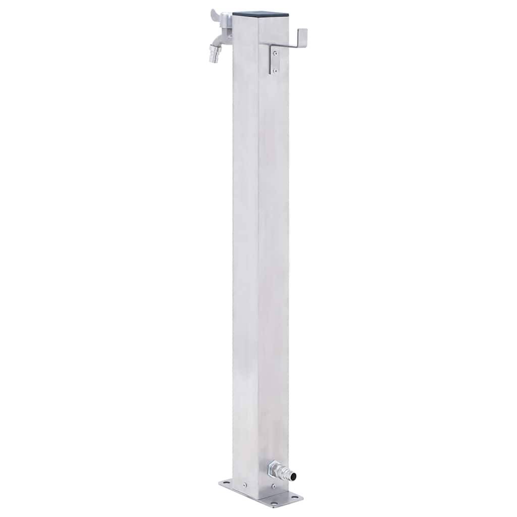 PANGIVO - Colonne à eau de jardin acier inoxydable argenté 23.5 x 7 x 80 cm, poids:2.15kg - PANGIVO - Image 4