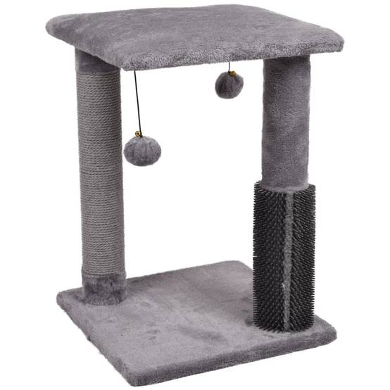 Flamingo - Arbre à chat UNA, 35 x 35 x 48.5 cm Sno 3 gris , griffoirs pour chat. - Image 1