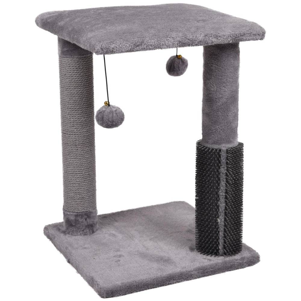 Flamingo - Arbre à chat UNA, 35 x 35 x 48.5 cm Sno 3 gris , griffoirs pour chat. - Imagen 1