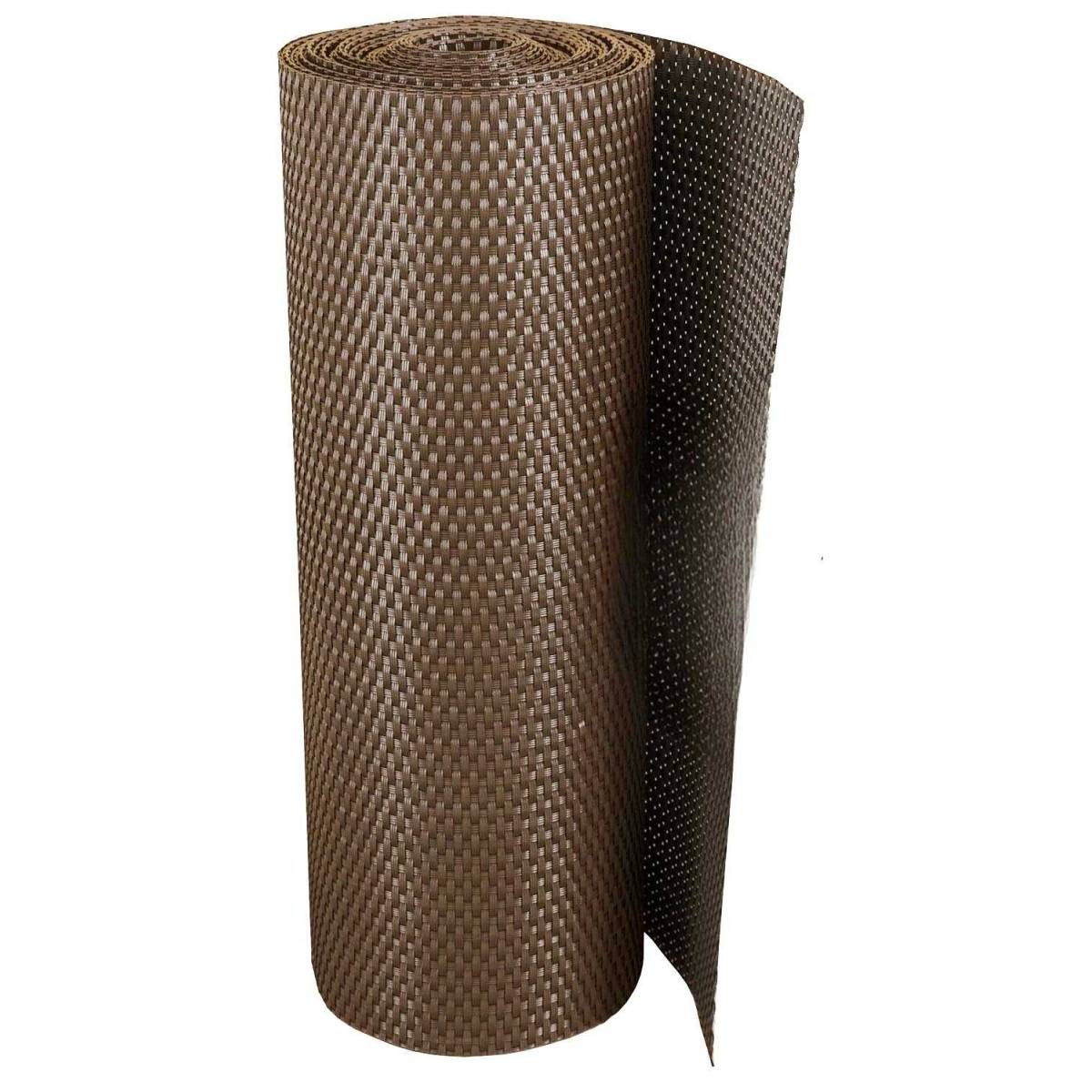 Rattan Art - Brise-vue en résine tressée pour balcon et clôture coloris marron 1 x 3 m - Imagen 1