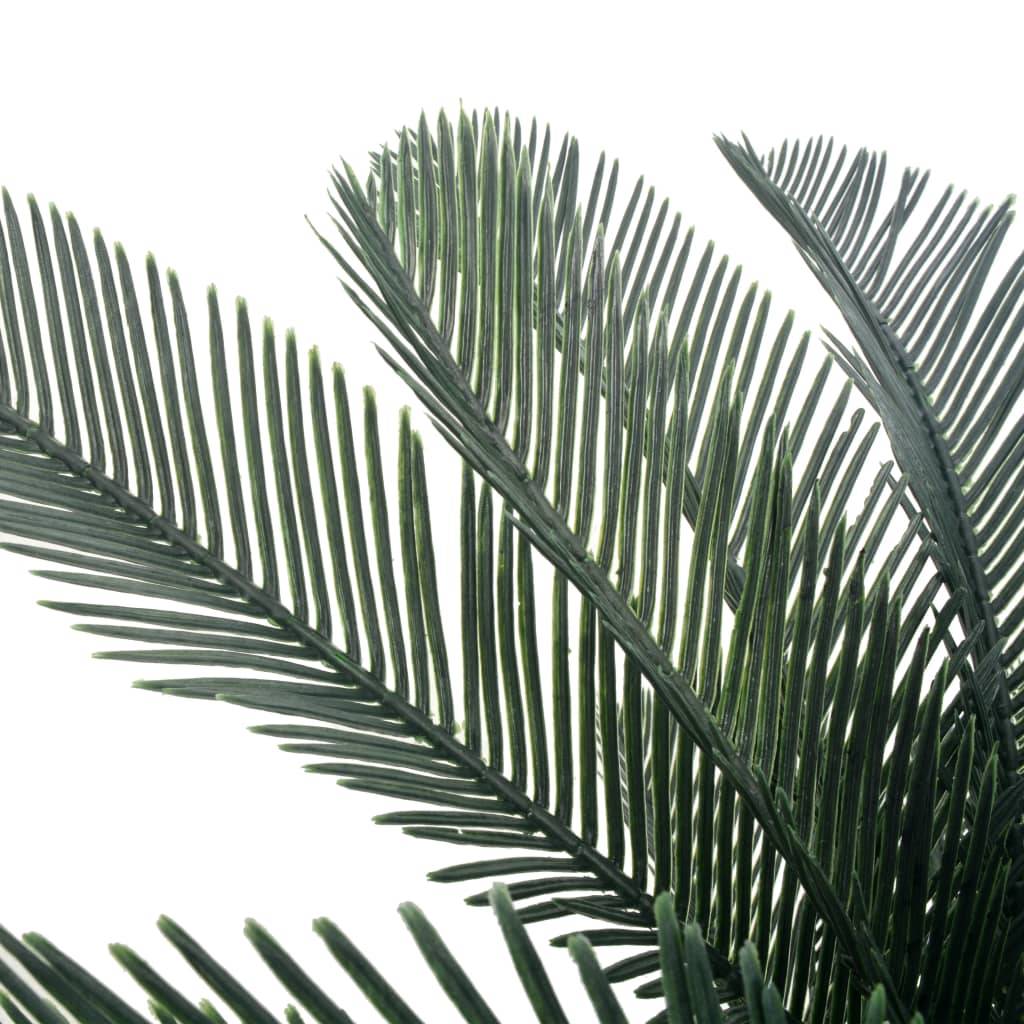 Vidaxl - Plante artificielle avec pot Palmier Cycas Vert 125 cm - Image 2