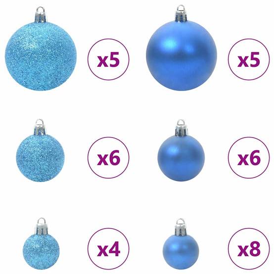 Sapin de Noël | Arbre de Noël artificiel avec branches pliables et cônes 150 cm Maison Chic - Image 7