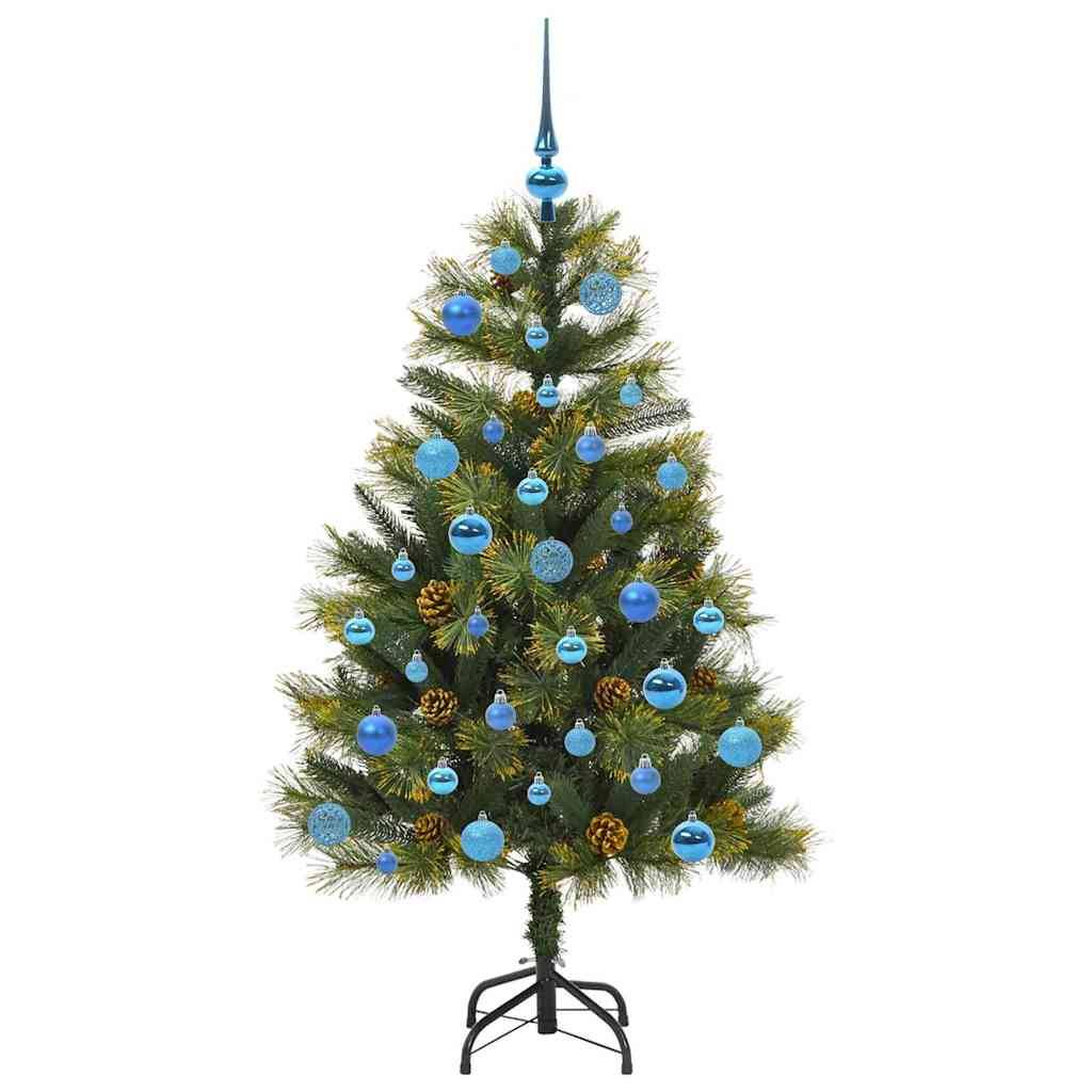 Sapin de Noël | Arbre de Noël artificiel avec branches pliables et cônes 150 cm Maison Chic - Image 4