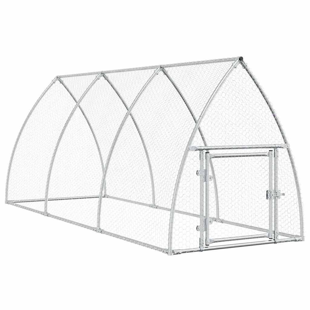 ComfortXL - Grand parc grillagé pour poules en acier galvanisé 300x105x120 cm – ComfortXL Outdoor Living - Image 2