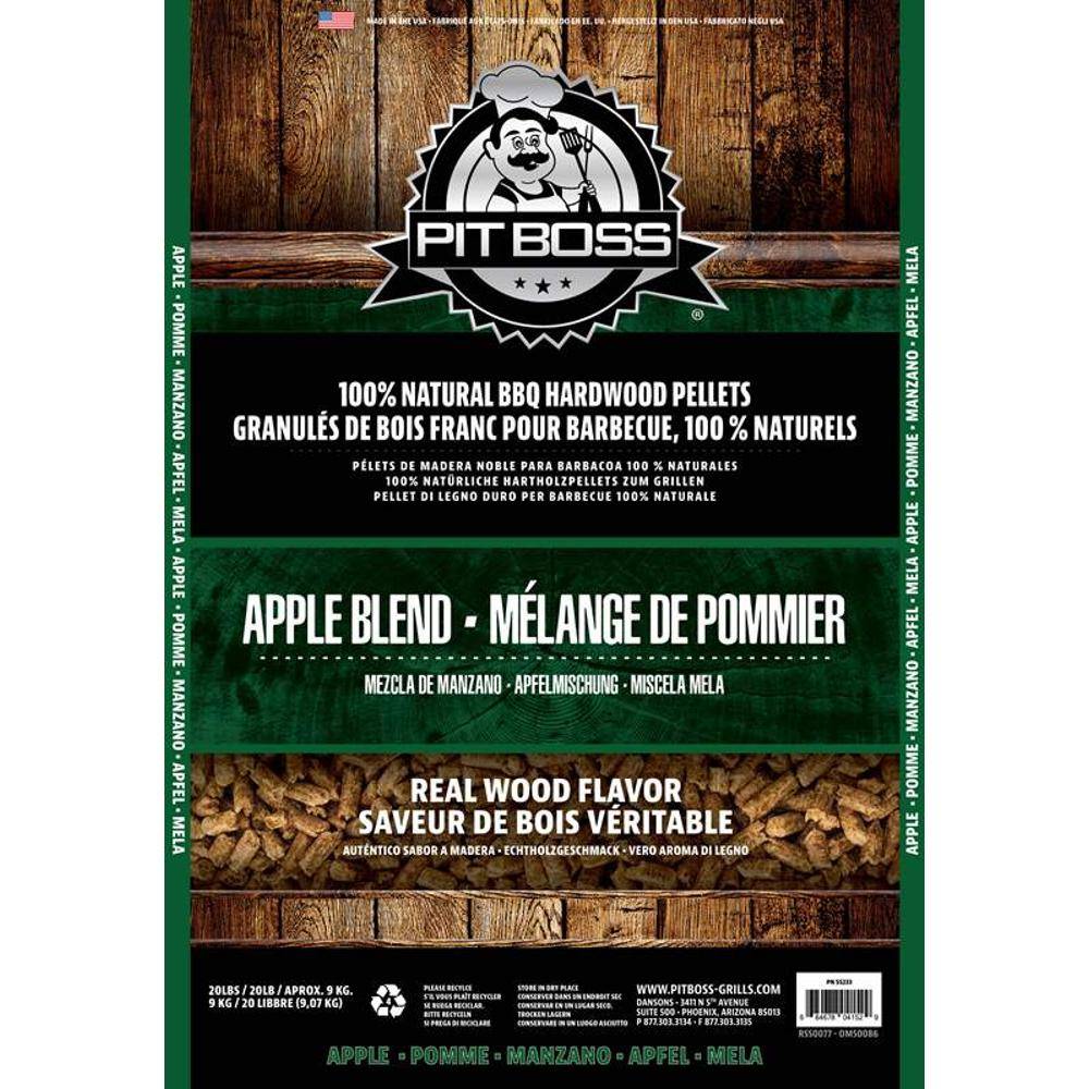 Pit Boss - Sac de pellets fumage Pit Boss Apple 9kg - Imagen 2
