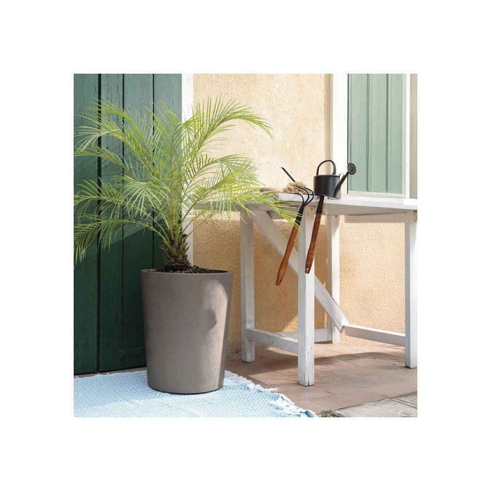 Pot De Fleurs Rond - Deroma - Millennium - 48 L - ø 43 Cm - A Réserve D ...