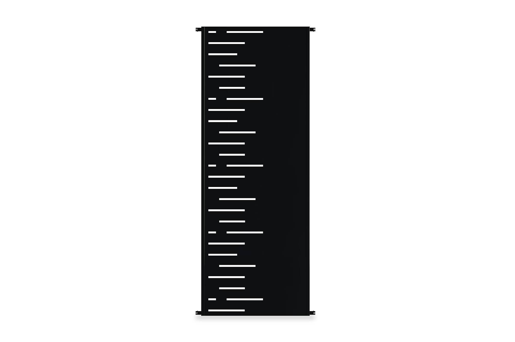 Casanoov Lot de 3 panneaux décoratifs ARLBERG Noir H.160  cm motifs côté gauche - Image 5