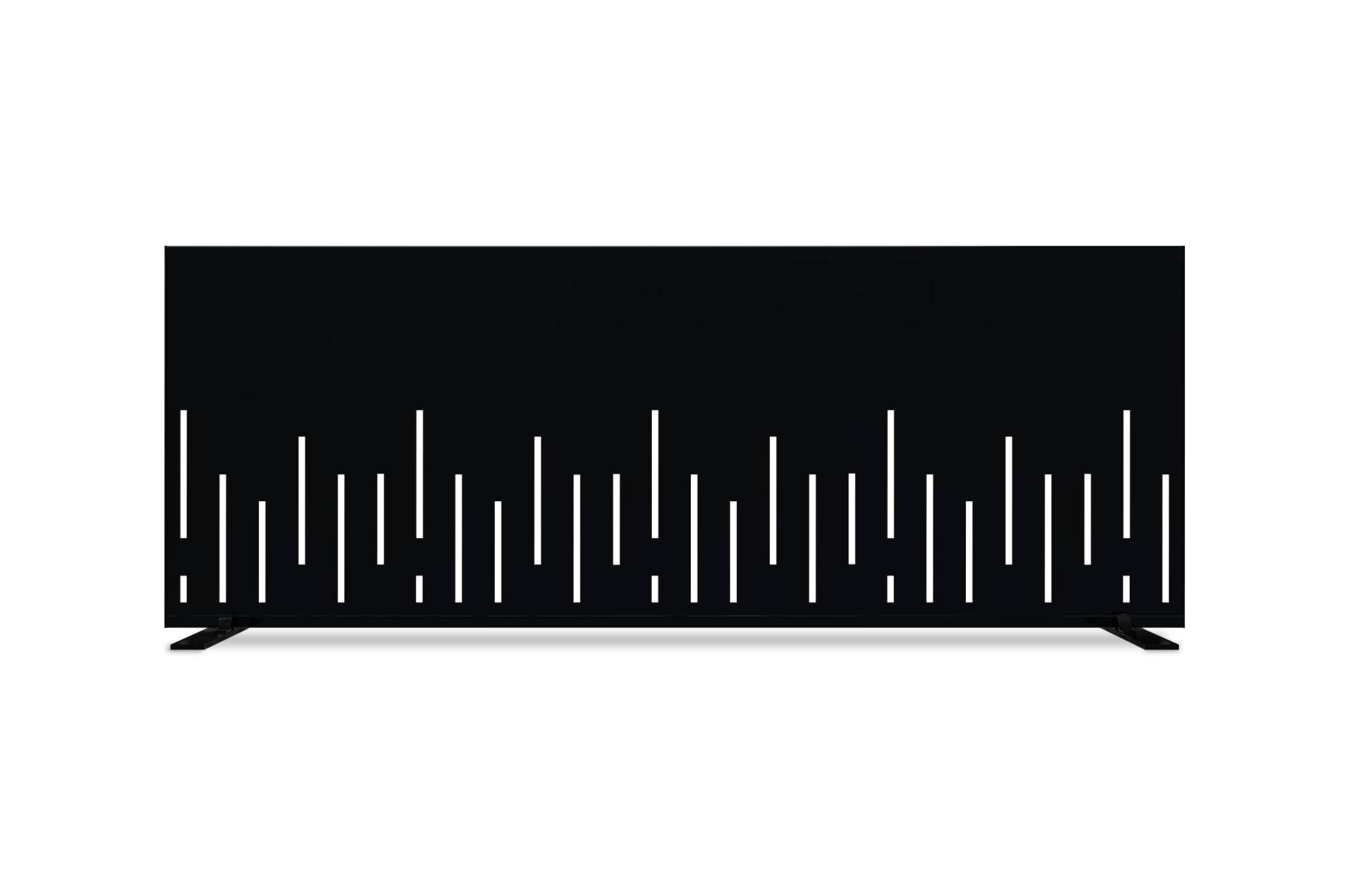 Casanoov Lot de 3 panneaux décoratifs ARLBERG Noir H.160  cm motifs côté gauche - Image 8