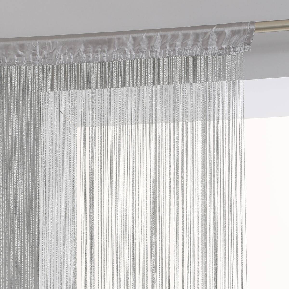 Atmosphera - Rideau fil gris 90x200cm - Atmosphera Créateur d'intérieur - Imagen 1