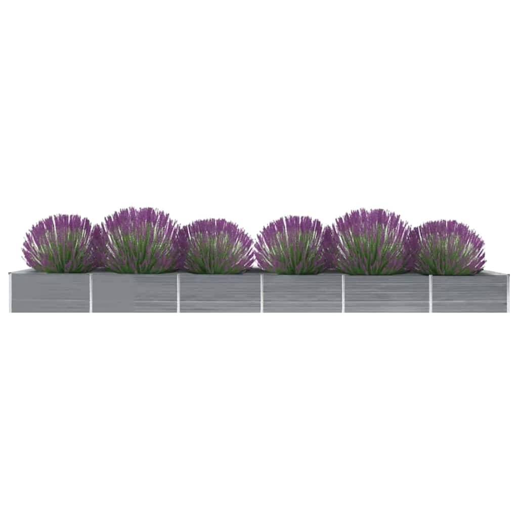 Prolenta Premium - Jardinière acier gris 600 x 80 x 45 cm - Prolenta premium p376.7 - Image 1