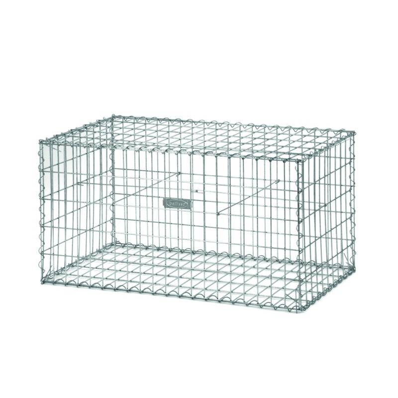 Jardinex - Gabion renforcé fil 4,5 mm à spirales - Gris galvanisé 100 x 30 x 50 cm - Jardinex - Imagen 1