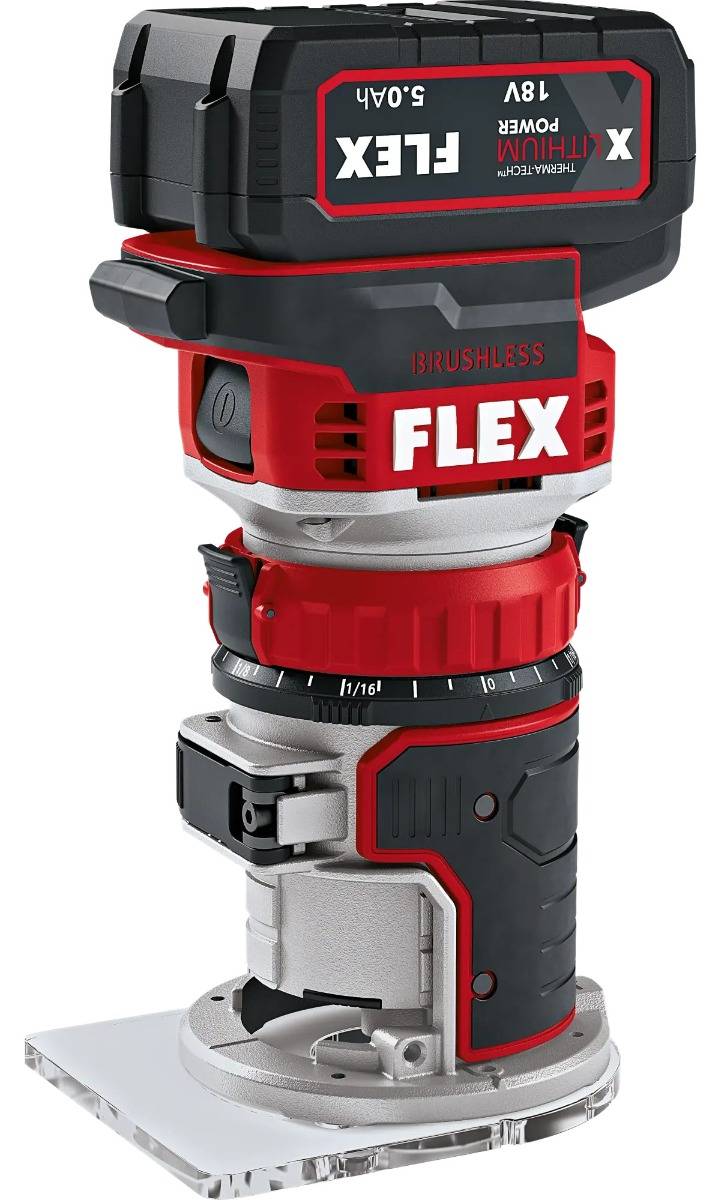 Affleureuse et défonceuse CER 18.0-EC C sur batterie - 18 V - FLEX - 531634 - Image 3