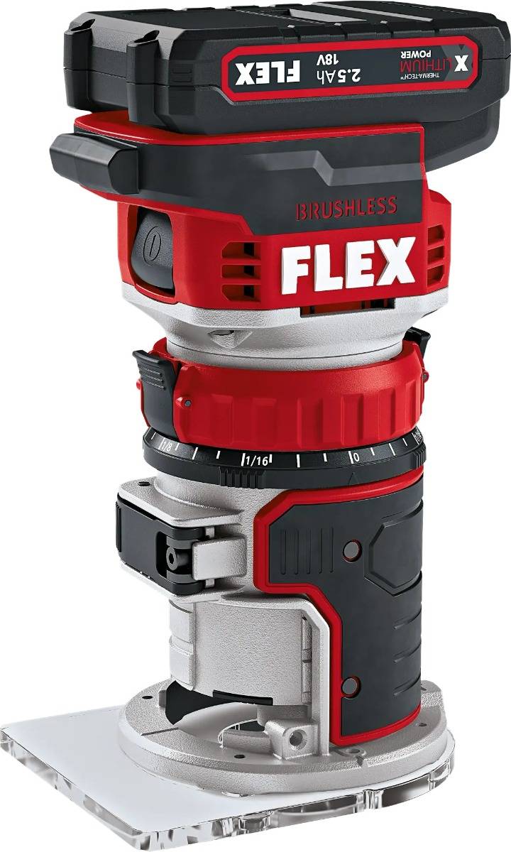 Affleureuse et défonceuse CER 18.0-EC C sur batterie - 18 V - FLEX - 531634 - Image 2