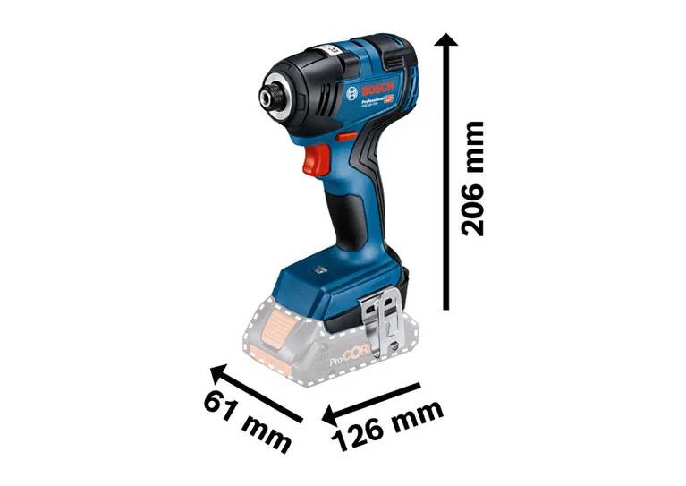 Bosch - Visseuse à chocs GDR 18 V-200 C CLICK/GO - BOSCH - avec 2 batteries 18V 4.0 Ah - chargeur - L boxx- 06019J2107 - Imagen 3