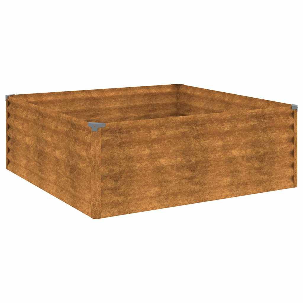 Prolenta Premium - Jardinière acier marron  100 x 100 x 36 cm  - Prolenta premium p327.6 - Image 2