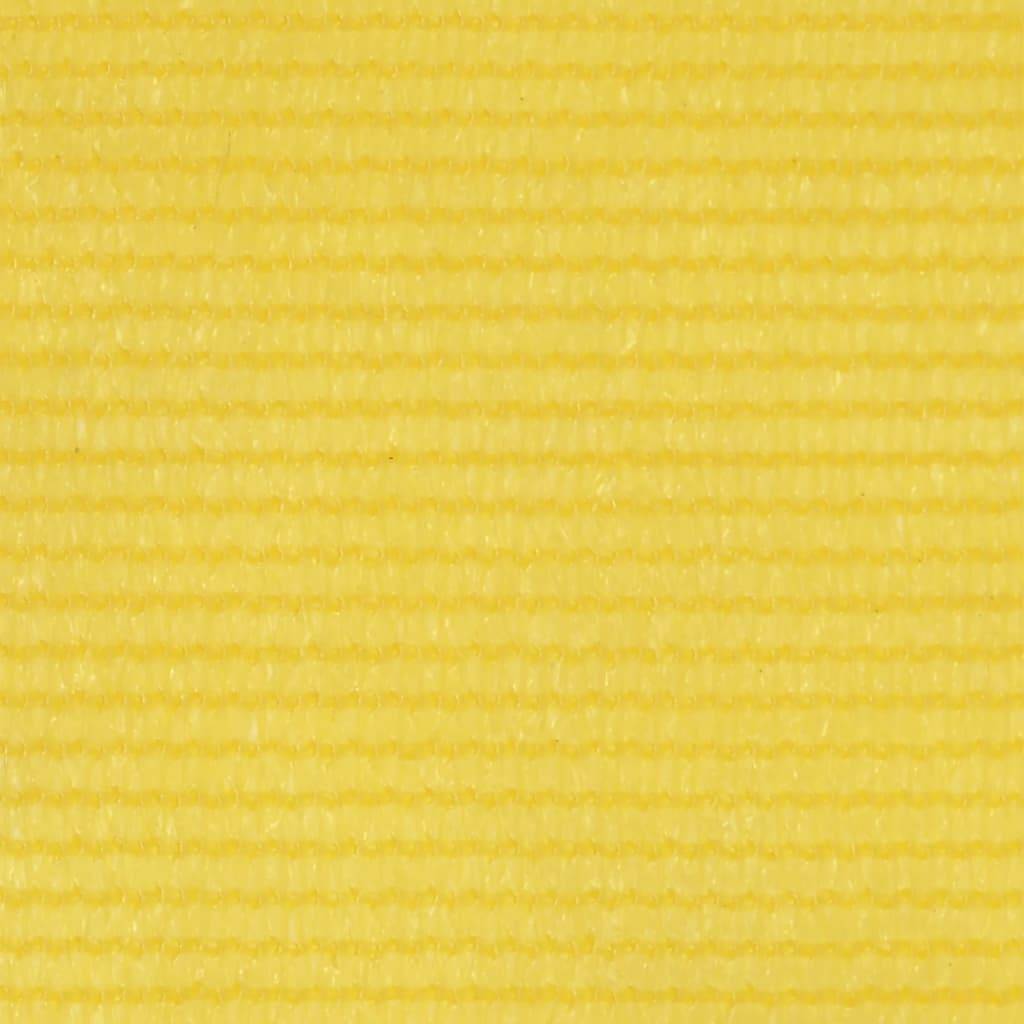 Helloshop26 - Écran de balcon brise pare vue protection confidentialité 75 x 600 cm PEHD jaune - Imagen 2