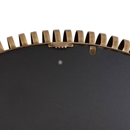 Atmosphera - Miroir rond Barrel D.90cm doré métallisé - Atmosphera Créateur d'intérieur - Image 5