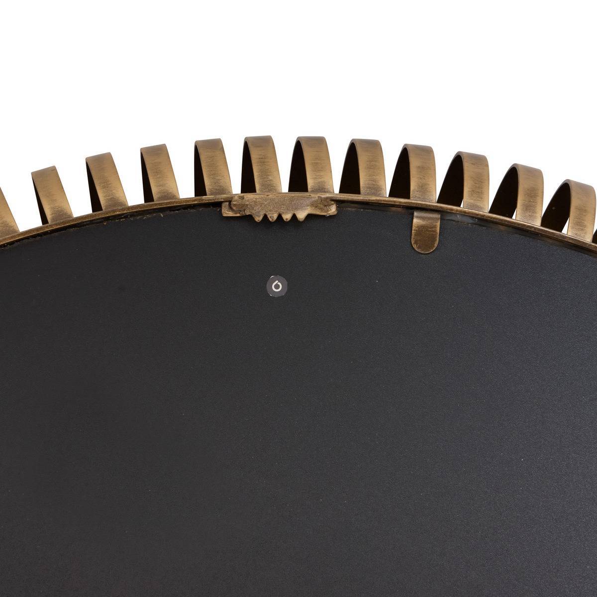 Atmosphera - Miroir rond Barrel D.90cm doré métallisé - Atmosphera Créateur d'intérieur - Image 5