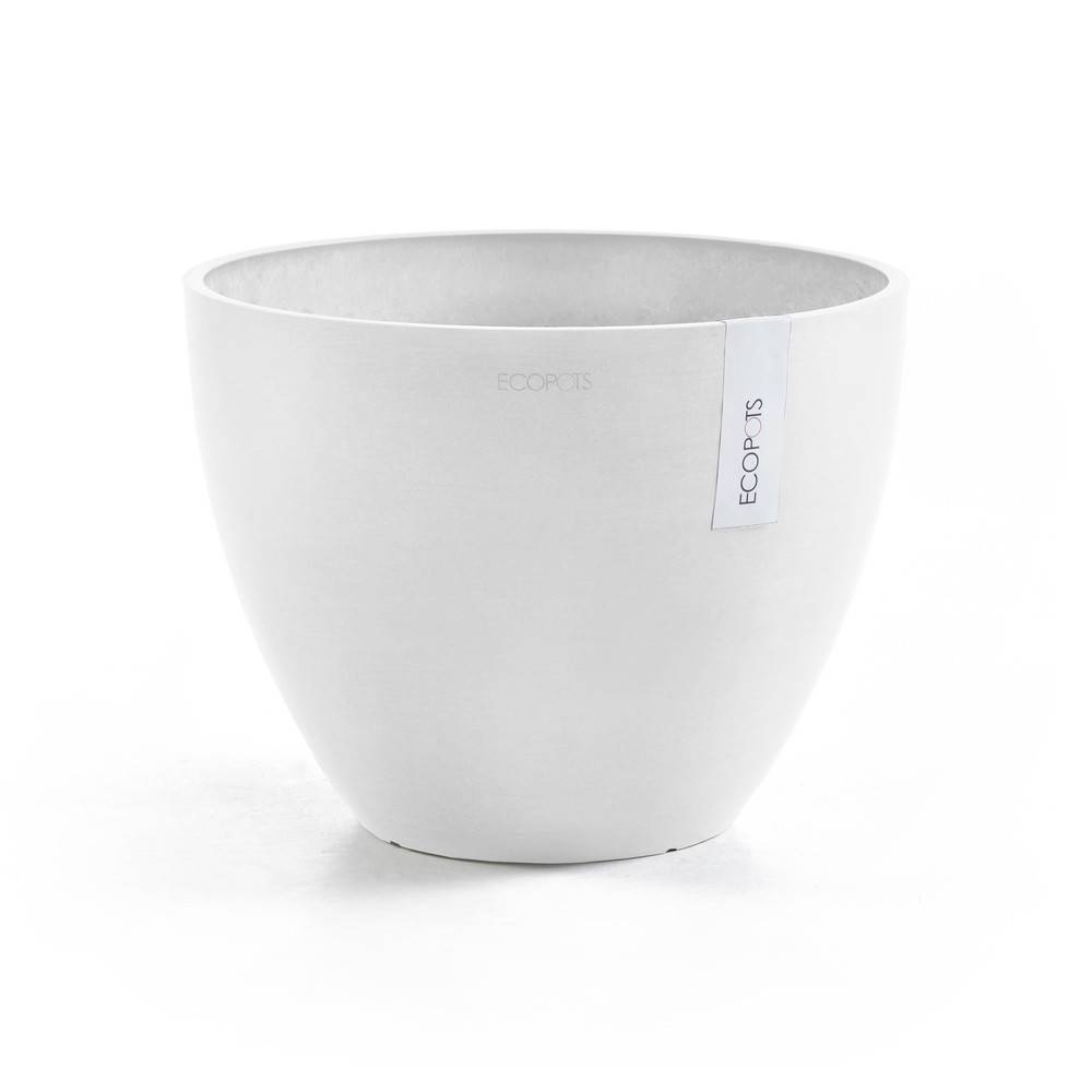 Ecopots - Pot Antwerp 40 Pure White ECOPOTS - Imagen 1