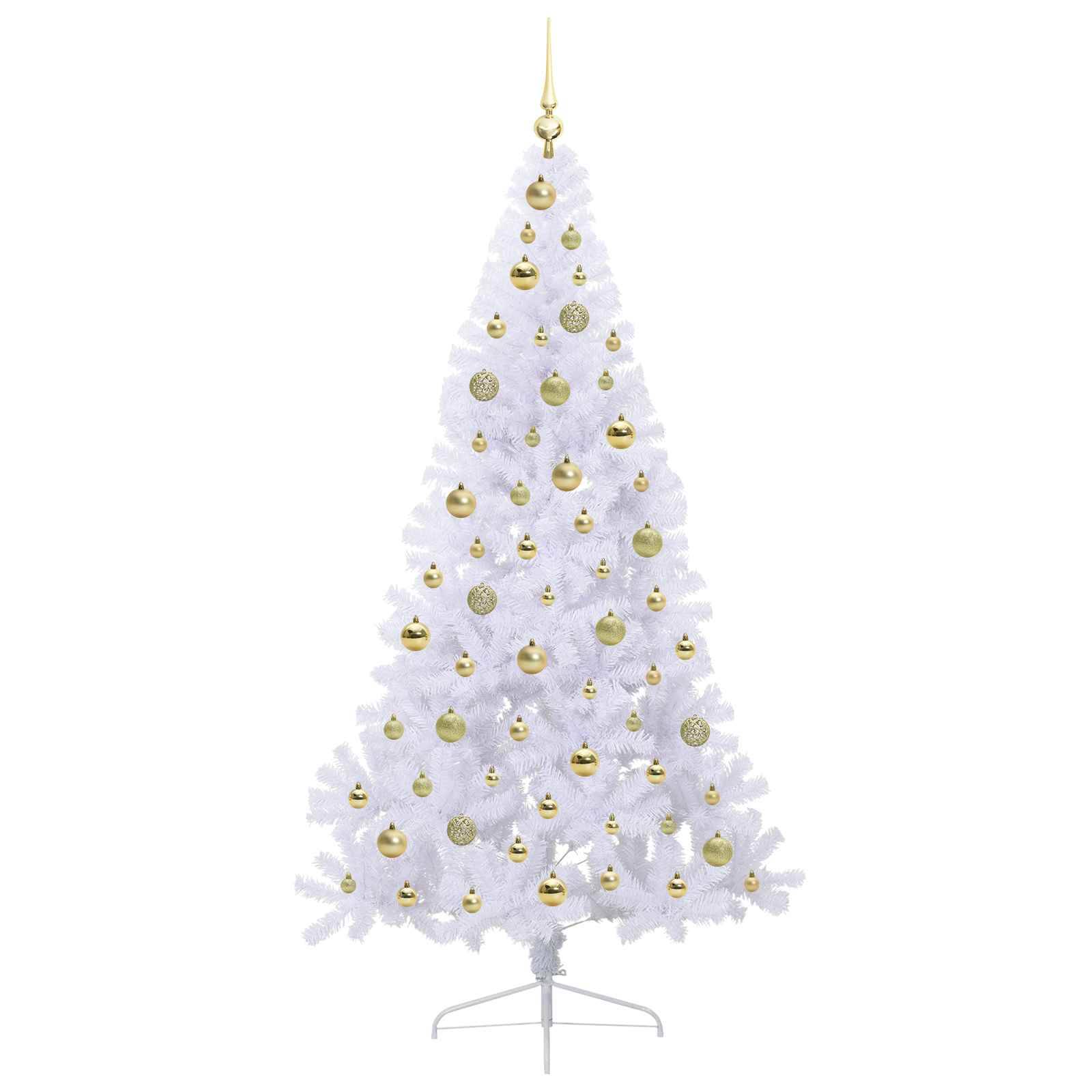 Vidaxl - Sapin de Noël artificiel avec 300 LED Blanc 180 cm PVC et Acier vidaXL 3426816 - Image 5