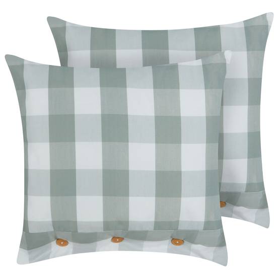 Coussin décoratif Polyester Vert menthe TAMNINE - Beliani - Image 1