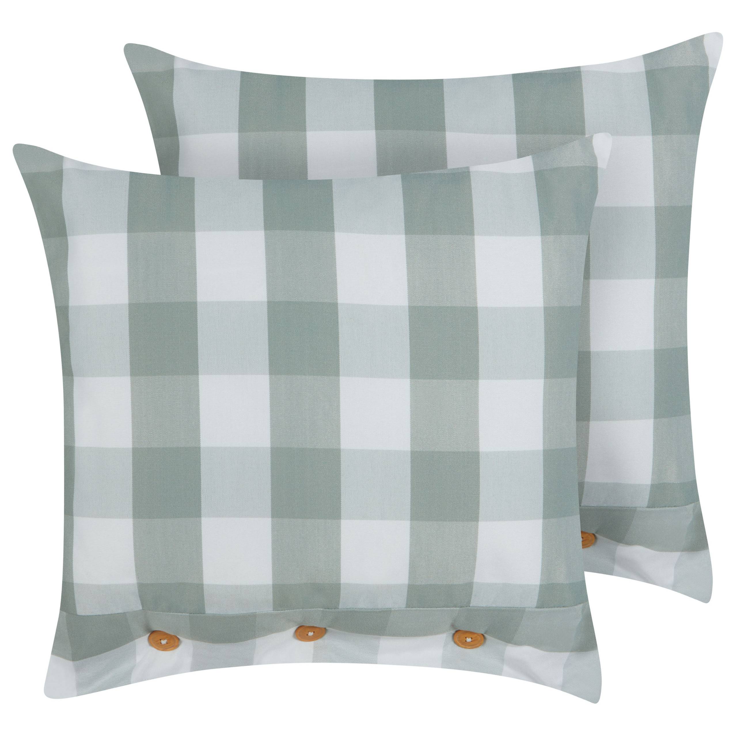 Coussin décoratif Polyester Vert menthe TAMNINE - Beliani - Image 1
