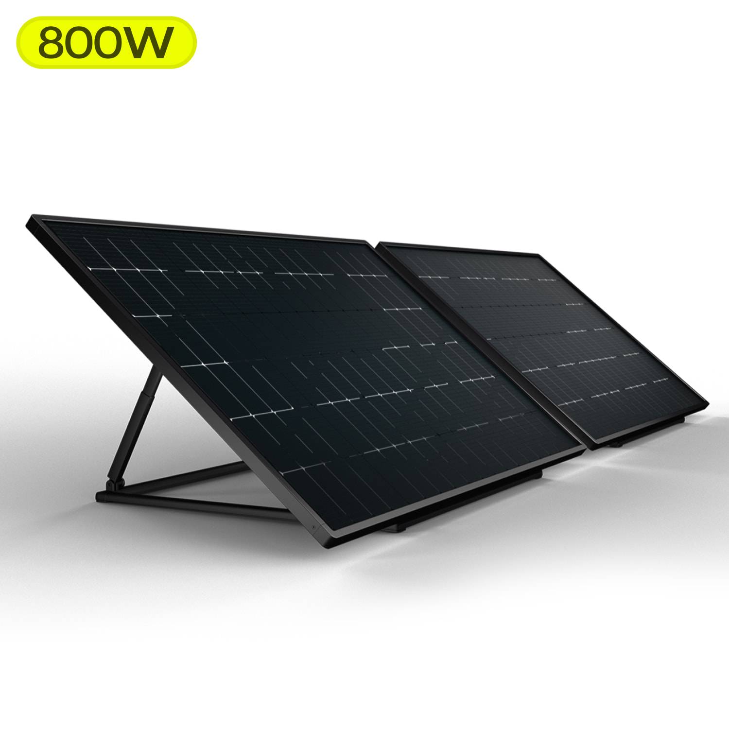 Sunology PLAY Max - Kit 2 panneaux solaires avec batterie (option) 900W bifacial – Stations solaires livrées assemblées – Installation au sol ou mur - Imagen 1