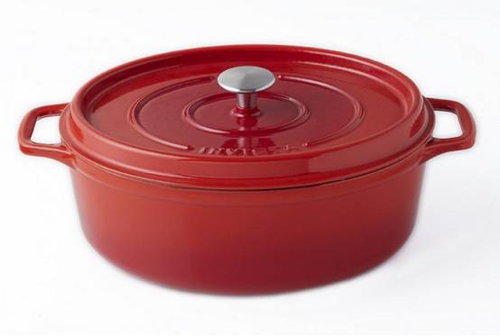 Cocotte fonte émaillée 4,2L - Rouge - Lodge Cocotte fonte émaillée 4,2L - Rouge - Lodge