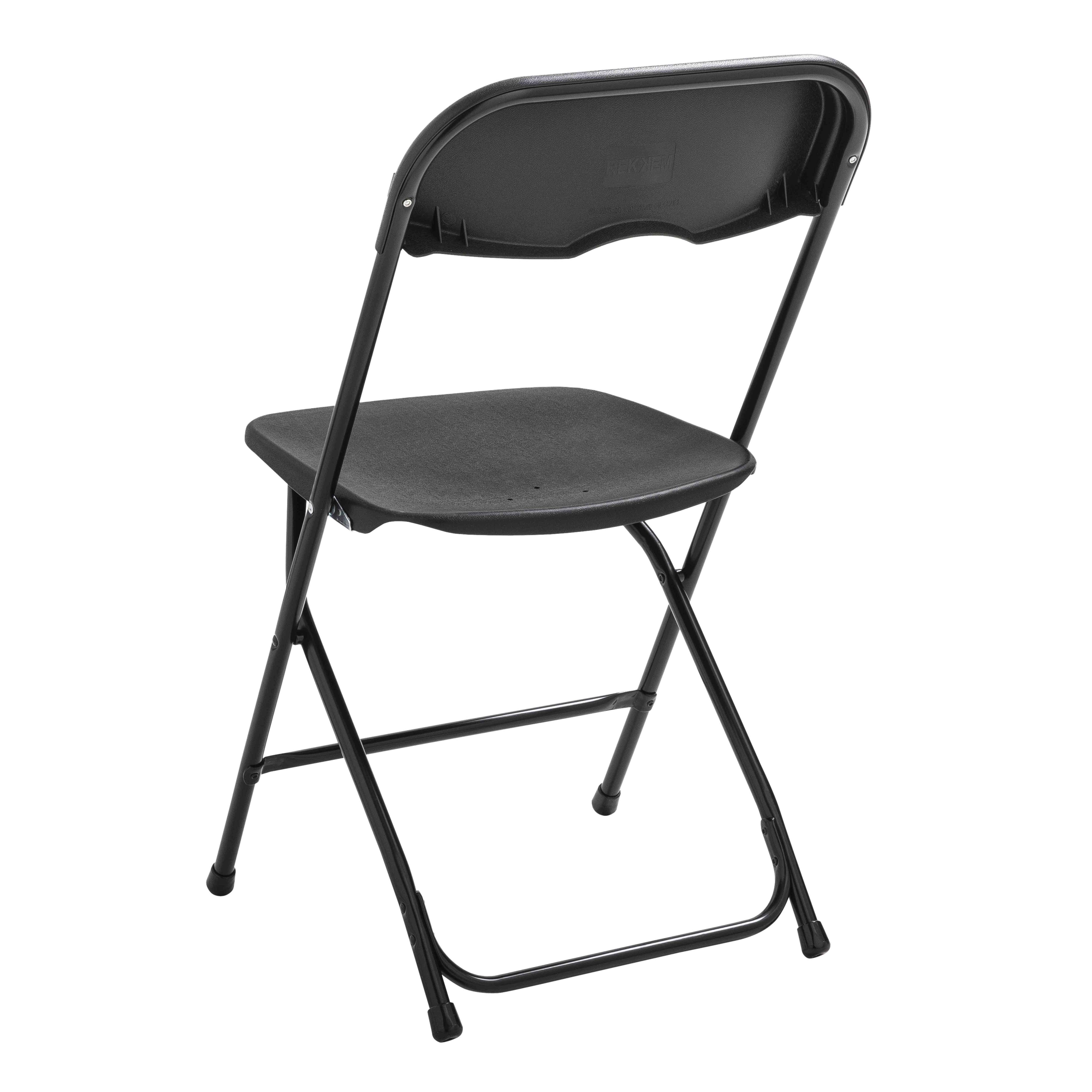 Oviala - Chaise pliante noire en plastique  REKKEM - Oviala - Imagen 2