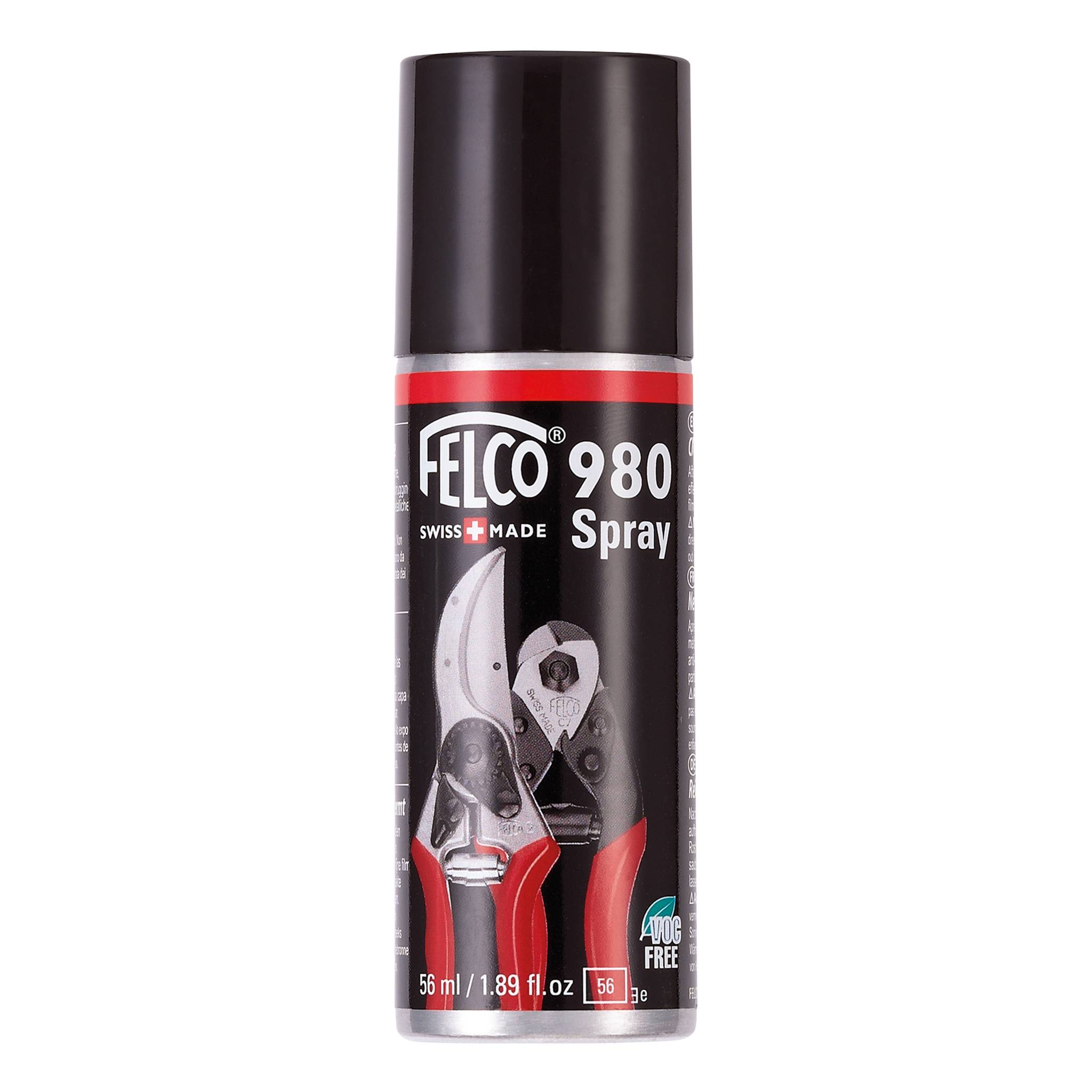 Felco - FELCO Spray d'entretien 980 (pour la lubrification des sécateurs, élimine la rouille, la poussière et la sève, contenu de 56 ml) FELCO 980 - Image 1