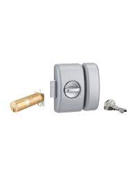 Verrou universel à bouton THIRARD cylindre languette HG5 + 3 clés - Argent - 00080471 - Imagen 2
