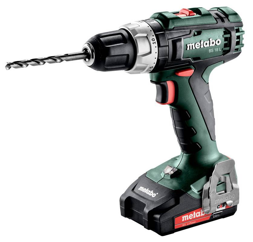 Metabo - Perceuse-visseuse 18V BS 18 L + 2 batteries 2Ah + chargeur + coffret - METABO -XMETABO 602321500 - Image 1