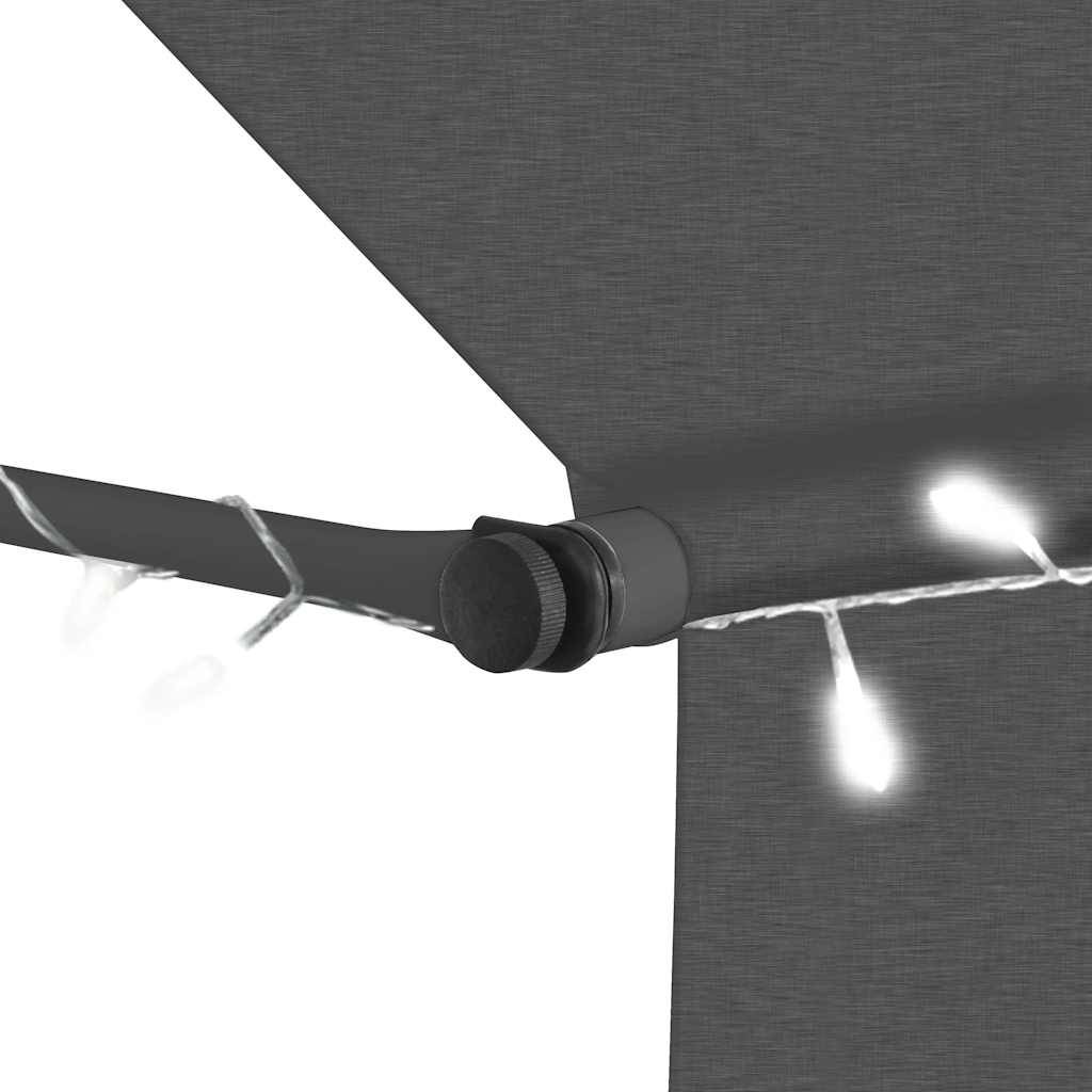 ComfortXL - Store Fenêtre Lumineux LED Solaire Manuel sans Perçage Rétractable Anthracite 200x120 cm – ComfortXL Outdoor Living - Image 5