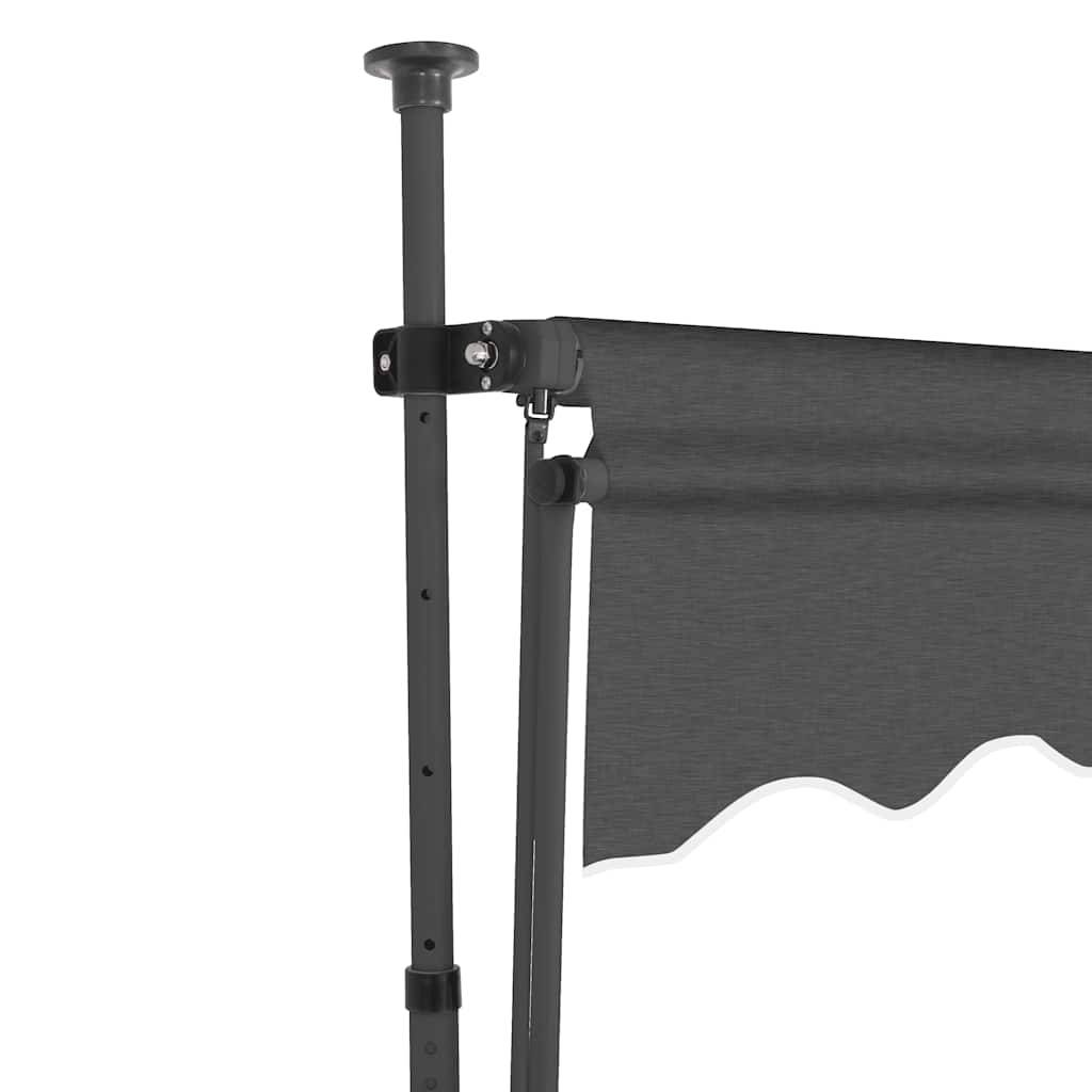 ComfortXL - Store Fenêtre Lumineux LED Solaire Manuel sans Perçage Rétractable Anthracite 200x120 cm – ComfortXL Outdoor Living - Image 4