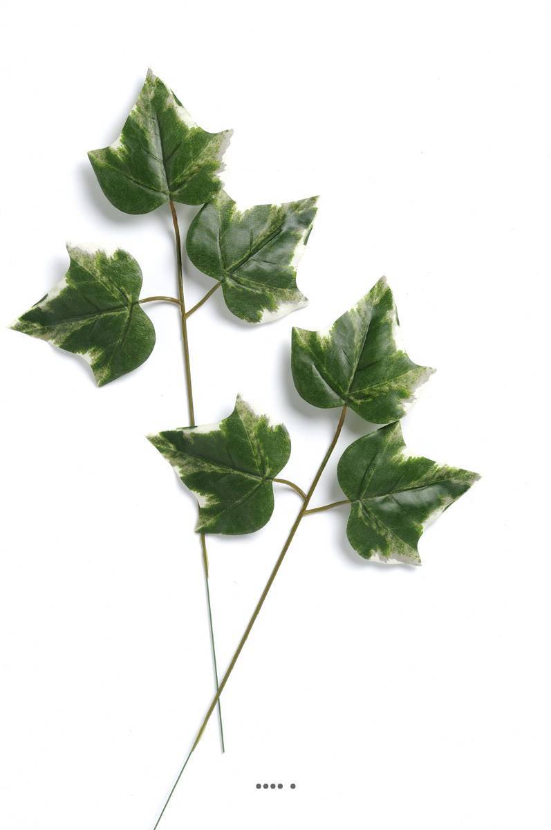 Artificielles - Branche 3 feuilles de lierre panache factice x12 H43cm D22cm superbe - Imagen 1
