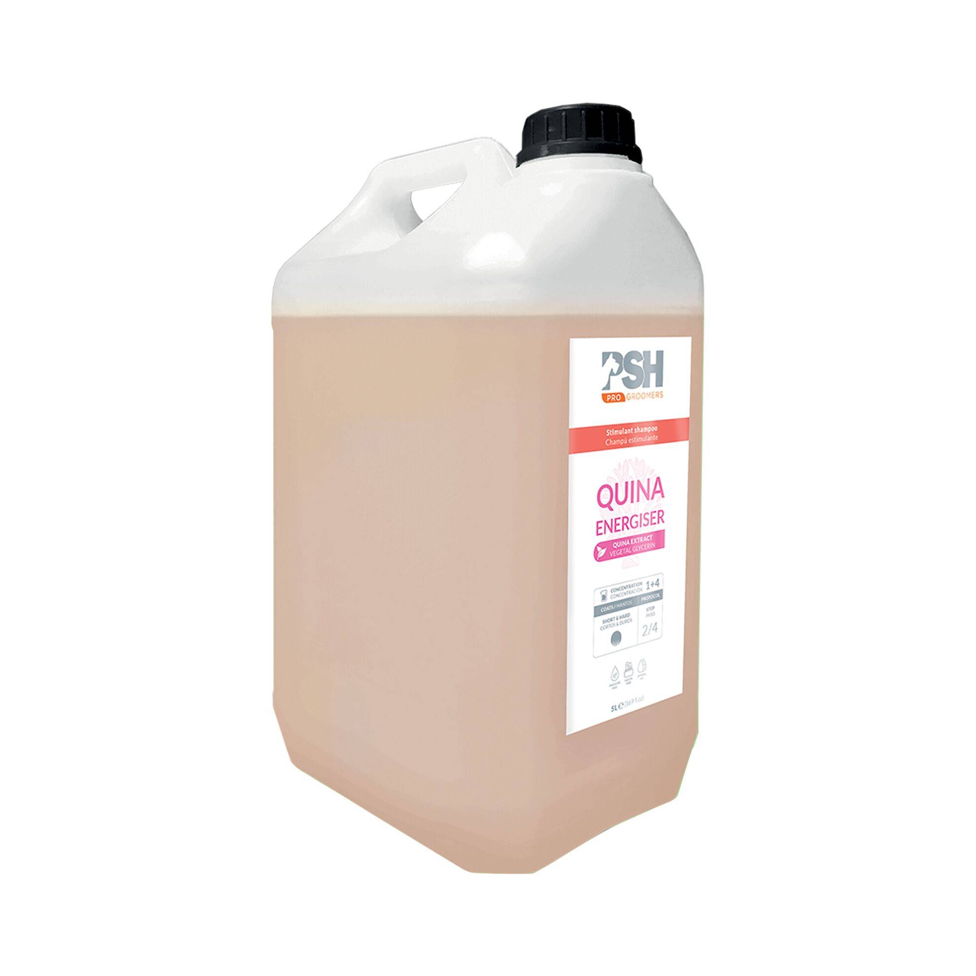 Shampoing Stimulant "Quina Energiser" PSH 5L PET SKIN HEALTHCARE