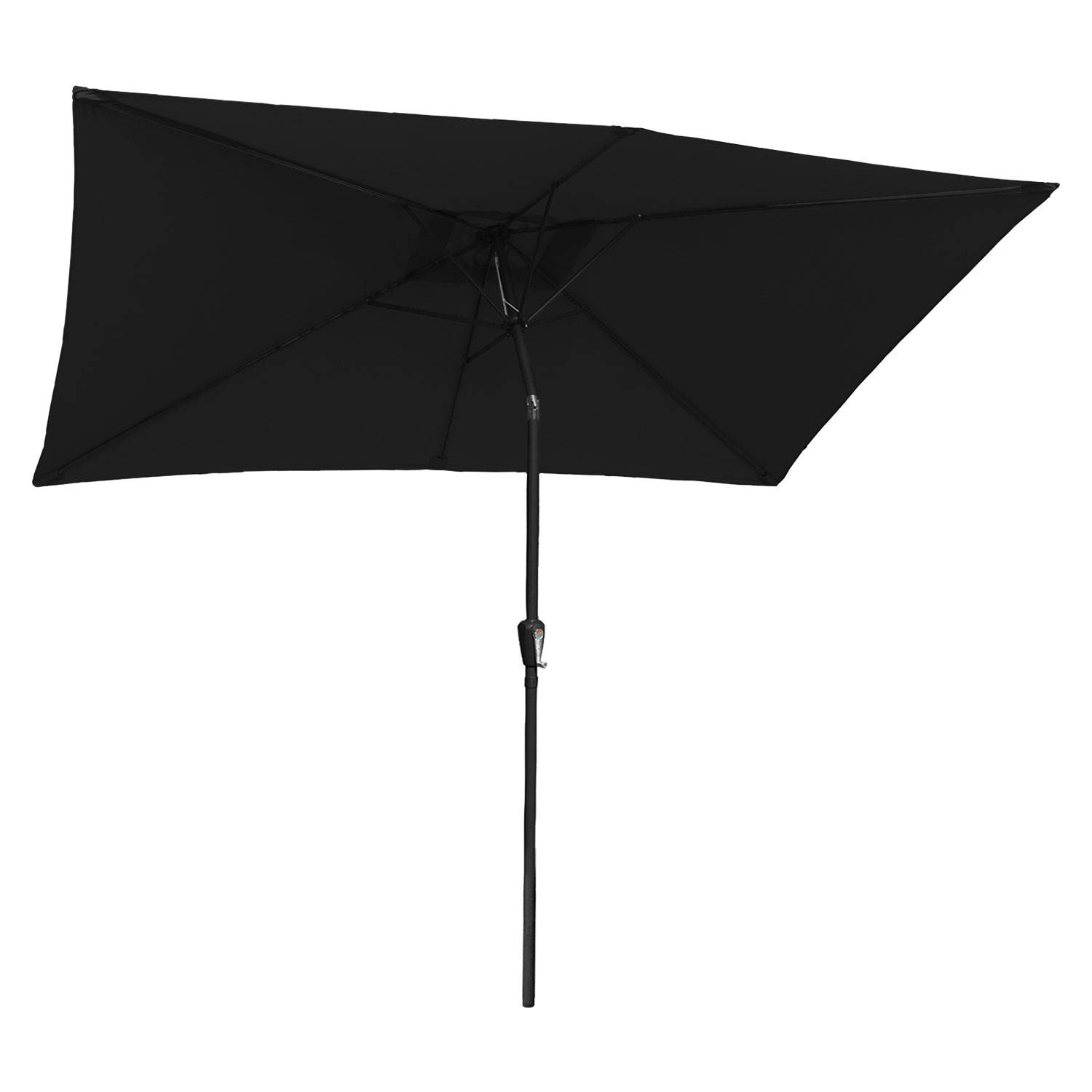 Happy Garden - Parasol droit HAPUNA rectangulaire 2x3m noir - HAPPY GARDEN - Imagen 3