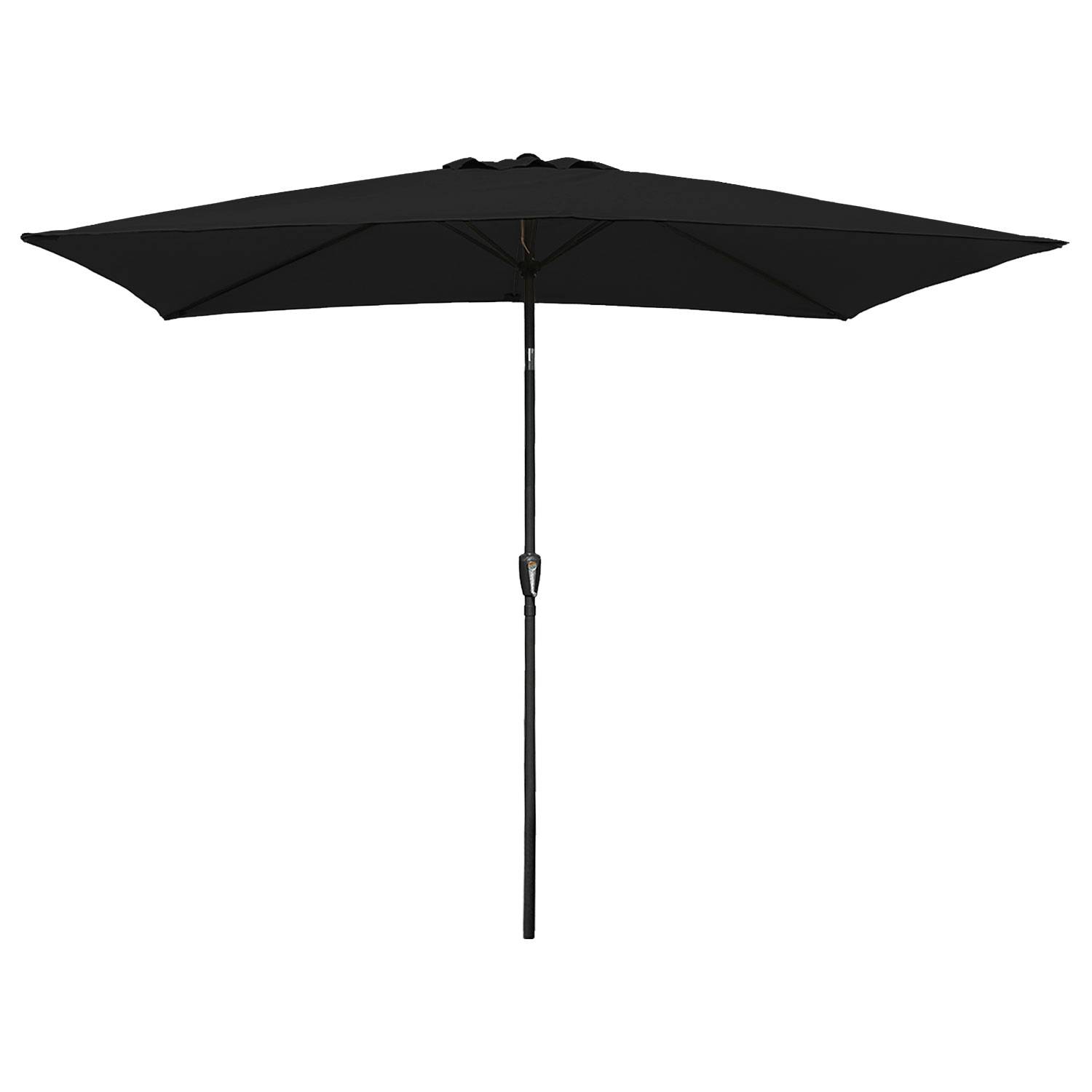 Happy Garden - Parasol droit HAPUNA rectangulaire 2x3m noir - HAPPY GARDEN - Imagen 1