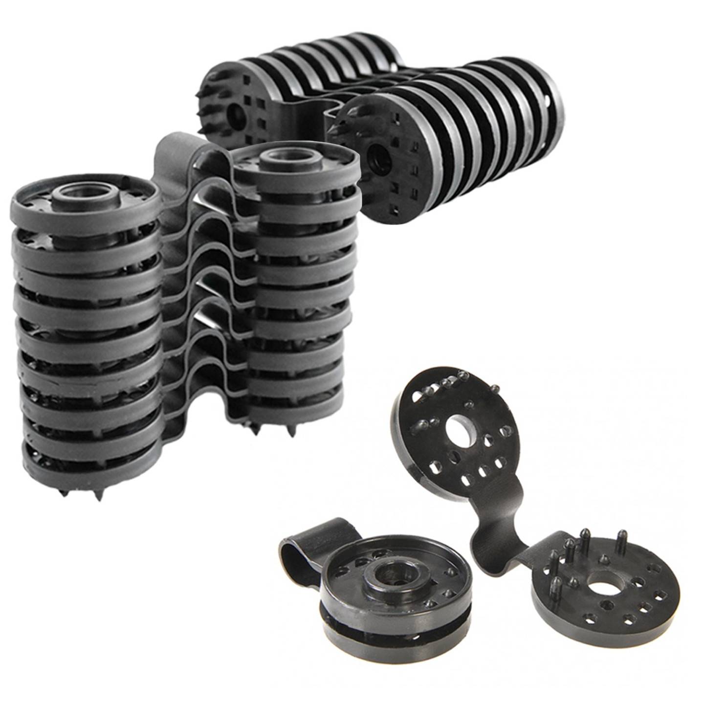 Lot de 20 clips de fixation pour brise vue - Image 2