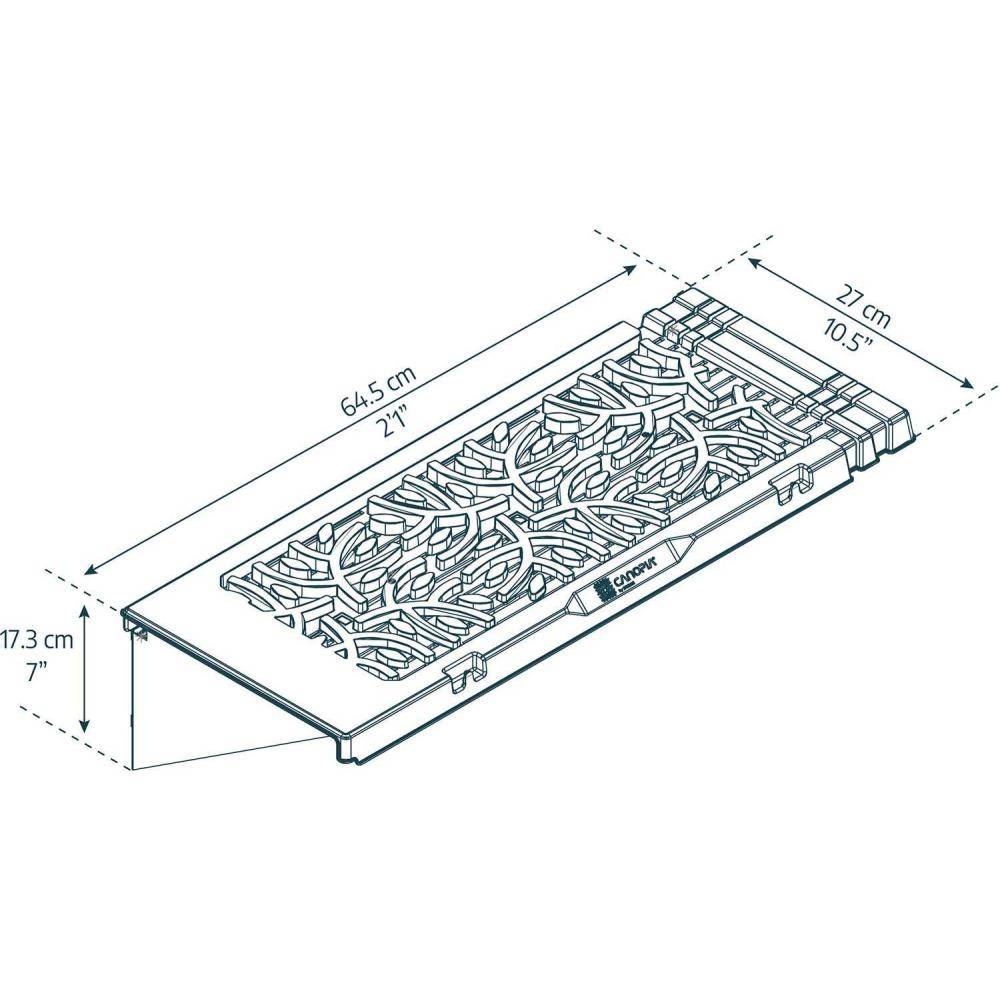 Canopia - Canopia Kit d'étagère pour serre de jardin-2 unités Gris - Image 3
