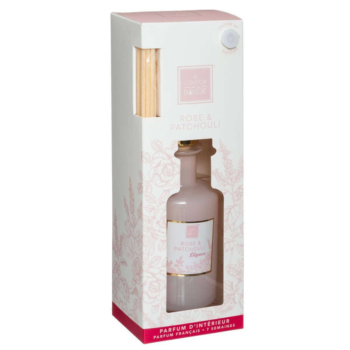 Atmosphera - Diffuseur de parfum Maël 200ml verre rose patchouli - Atmosphera Créateur d'intérieur - Imagen 3