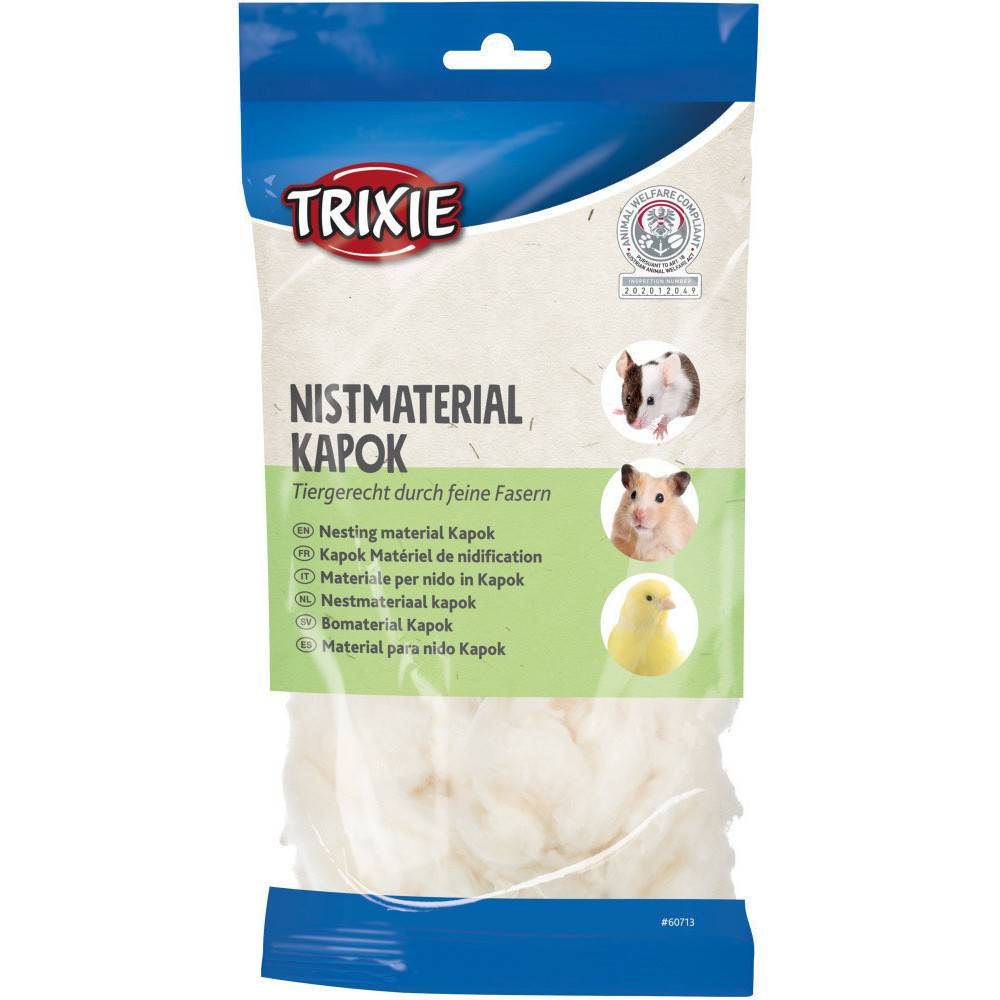 Trixie - Matériau de nidification kapok  40g pour rongeur et oiseau - Imagen 1