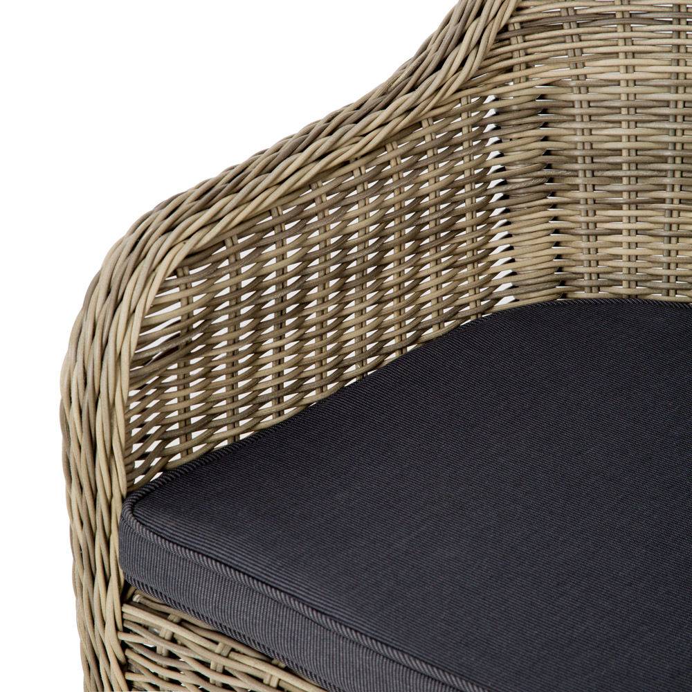 Helloshop26 - Fauteuil de jardin meuble luxe marron naturel - Imagen 3